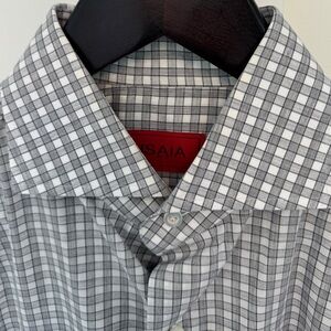 Isaia Cotton Dress Shirt Size 15.5 39 (Pristine Condition)